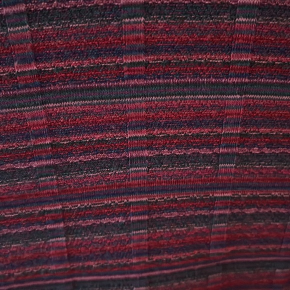 Free People Intimately Fitted Purple Multi-Color Mock Neck Longsleeve - Picture 4 of 5